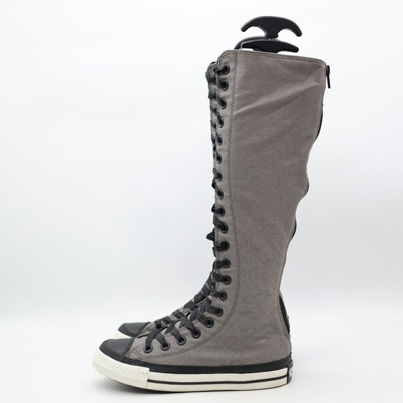 Converse Chuck Taylor All Star XX Hi Women's 6 Knee High Gray Sneakers - Picture 4 of 9